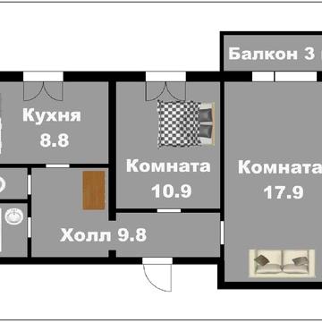 Продам 2х комнатную Хортицкий рн ЖК осбб