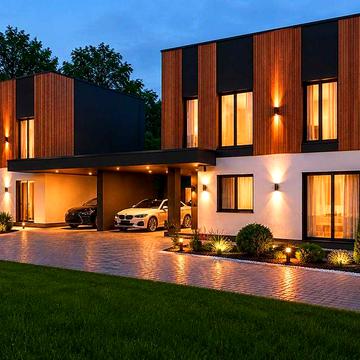 Сучасний High-Tech будинок у закритому КМ Villas Garden, Білогородка