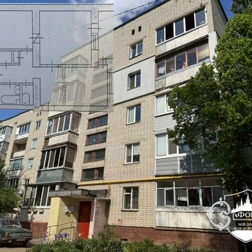 3-кімнатна квартира 68 м² | Левка Лук’яненка | 5 поверх | Дві лоджії
