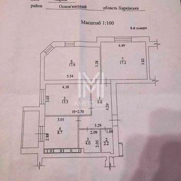 Продам 3х к квартиру в ЖК Левада 1,Гагарина,74м2(код 10444) ЖК Левада 1