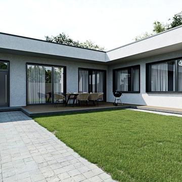 Червоный Хутор! Одноэтажный дом в стиле LOFT! 4 сотки!