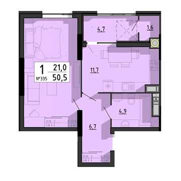 Продаж 1к Квартира Білецька вулиця ЖК SvitLand Residences