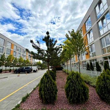 2-рівнева квартира 57 м² Святопетрівське Газ Ліфт. Стеля 4,90 м Укриття. Закритий малоповерховий ЖК. Без комісії. Розтермінування