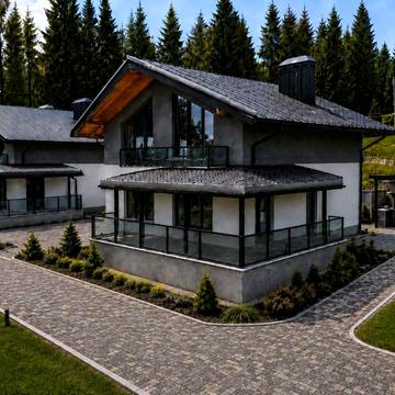 Котеджний комплекс у Карпатах із видом на Чорногірський хребет — 6 будинків + земля під розвиток