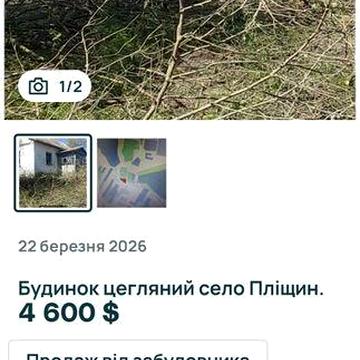 Будинок в селі Пліщин