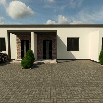 Одноповерховий таунхаус у Гостомелі | Велика тераса 42 м² | Газ | Власна ділянка