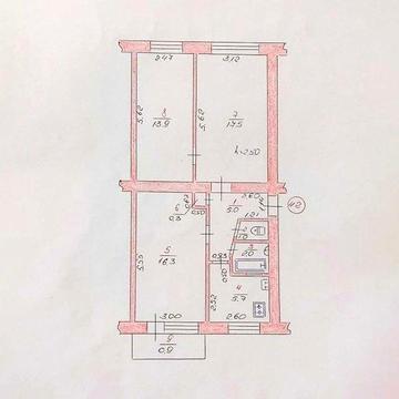 Продам 3кімнатну квартиру в м. Ковель (бульвар Лесі Українки) (62,5 м2)