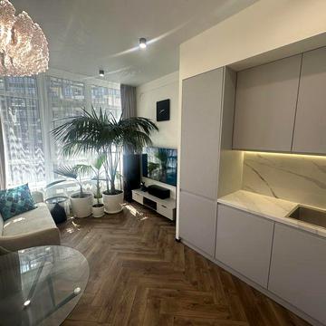 Уютная квартира -37 метров , есть балкон в Аркадии -жк Атмосфра ЖК Атмосфера