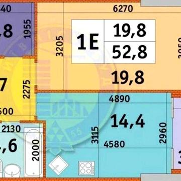 Від Власника, без додаткових витрат 1-кімнатна 52,8 кв.м 9-поверх Берестейський 11, Manhattan/Манхеттен ЖК Манхеттен