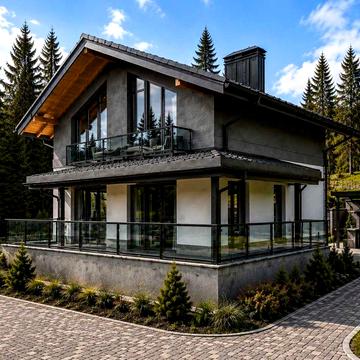 Сучасний будинок з ремонтом  127 м² - 12 хв до Буковелю : сучасний будинок із ремонтом на фінальній стадії