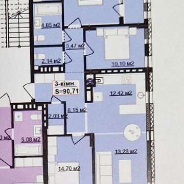 3 кімнатна квартира в ЖК Паркове містечко