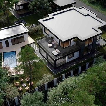 Будинок в КМ 2 світло 350 м2 сосни гараж цоколь басейн сауна Ходосівка