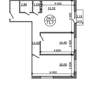 Продається 2-к квартира 71м². ЖК Парксайд. Без комісії ЖК Парксайд