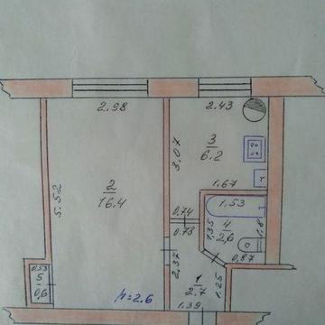Продам 1-но кім. квартиру 28,5кв.м