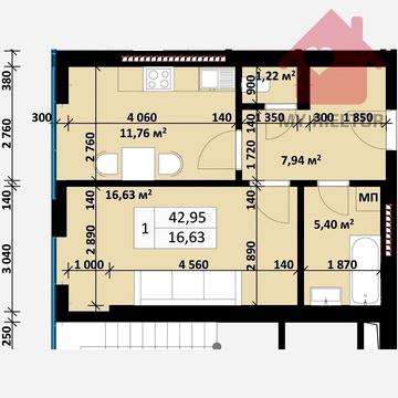 Продаж 1,5 квартири ЖК Уж Таверс