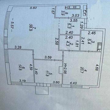TRIIINITY | 105 м² | Будинок зданий | Право власності | 3 спальні | ЖК поруч: Taryan Towers, Greenville на Печерську, Central Park| ЖК Trinity
