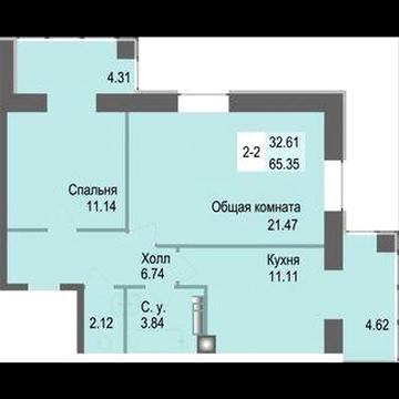 ‼️«Єоселя» Дом Сдан Взнос:23,000$ 2-3ком.66м2/Рассрочка 2,5 года