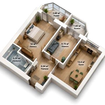 Продам двокімнатну квартиру family-2 Гатне ЖК Family-2
