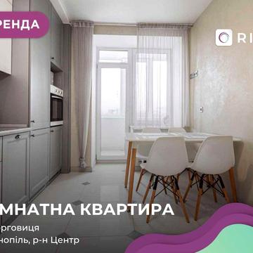 Здається в оренду 1-кімнатна квартира з сучасним ремонтом.