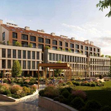 Продаж 2-кімнатних апартаментів 66,11 м2 з великою терасою 21 м2 в КБ Hyde Park у ближньому центрі Львова з повноцінною wellness-інфраструктурою. ЖК Hyde Park