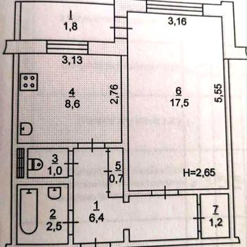 1 комнатна кіартира на мік 5 зарічний