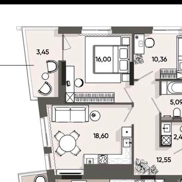 Продаж 2 кімнатної квартири в новобудові  ЖК Five Address, вул. Раковського-Зелена, Сихівський район. ЖК Five Address