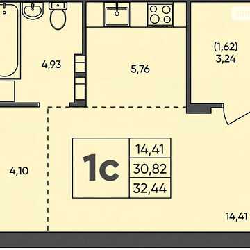 Продаж 1к Квартира Анатолія Луценко (Богунська) вулиця ЖК Scandia
