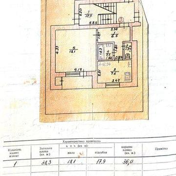 Однокімнатна квартира ЖК 1