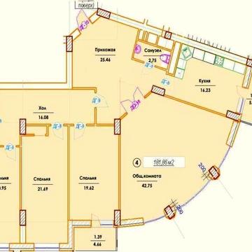 Продаж 4к кв. 187 м2 4/12 пов. Новобудова  Центр  Майдан Незалежності №3630