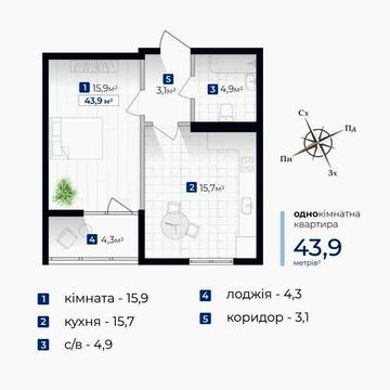 Продаж квартири від БК