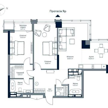 Продаж квартири від забудовника в A136 Highlight Tower, без комісії, Антоновича 136-138 ЖК А136 Highlight Tower