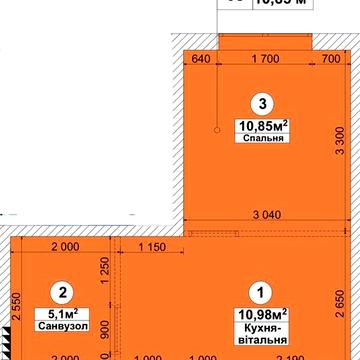 Без комисии! Продам квартиру 27м2 в ЖК Sunville Park. Святопетровское. Потолки до 4,5м. ЖК Sunville Park