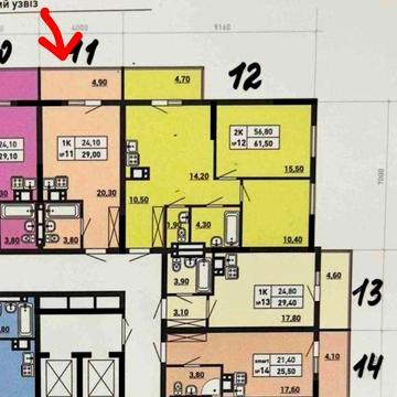 Продам 1-кімнатну видову квартиру в ЖК «Акварель-3» ЖК «Акварель-3»
