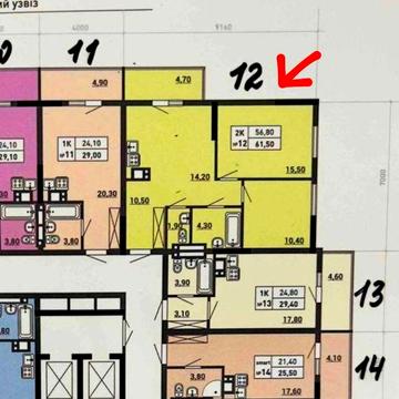 Продам 2-кімнатну видову квартиру в ЖК «Акварель-3» ЖК «Акварель-3»