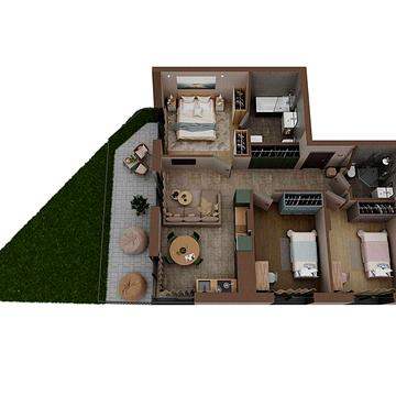 ЖК SVOЇ INSPIRO 3-кім. квартира (81.49 м²) ЖК SVOЇ INSPIRO