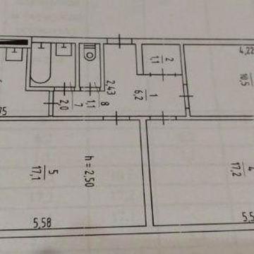 Продам 3 комнатную ,3 этаж,пос 40 лет