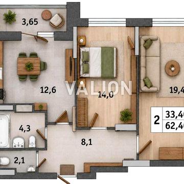 Продаж 2К квартири ЖК Каховська, вулиця Каховська 62-А, Дніпровський район Лівобережна Лівий берег ЖК Каховська