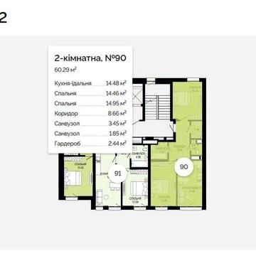 Продаж дешевше від забудовника 2кім. квартири в ЖК Viking Hills ЖК Viking hills