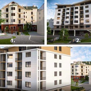 Остання 2-х кімн.кв в новобуд в самому центрі міста  $1500м2/69м2, з підземним паркінгом.