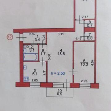 Продаж 3 кім, кв НЕ КУТОВА . ЦЕНТР МІСТА