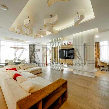 Дизайнерська квартира 243 м² у PecherSky | 4 кімнати, панорама Печерська, не верхній поверх, преміальний ремонт, кабінет, 2 гардеробні ЖК PecherSky