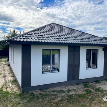 Новий будинок 85 м² у Рожівці, 25 км від Києва, озеро, автоматичні ворота