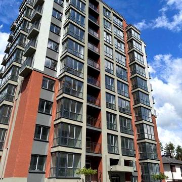 Продаж Переуступка 1-кімн. кв. 38,87 м2 ЖК Соборний (перший будинок) 9 поверх, панорамний вид на ліс, Гостомель ЖК Соборний