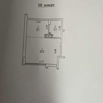 Продам 1 комнатную квартиру ЖК