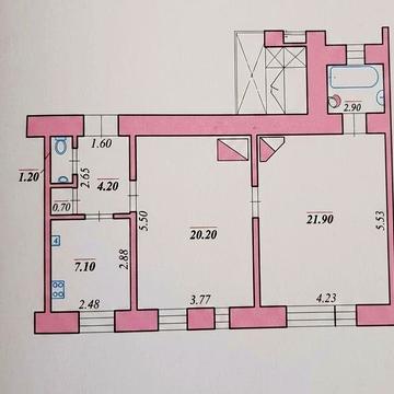 2-к квартира по вулиці Гоголя, 61 м² на комфортному 2-му поверсі 70 000$