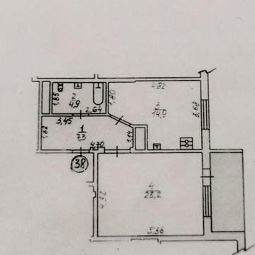 1-кімнатна квартира по вул. Академіка Вернадського 57