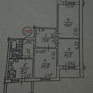 3-к квартира 82 м², вул. Анни Ахматової, 15 | 15/16 поверх | Спецпроєкт | 130 000 $.