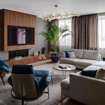 Продаж 5-кмінатної квартири з ремонтом 238 м2 ЖК Royal Tower Голосіївський р-йн Біокамін Тераса на даху ЖК Royal Tower