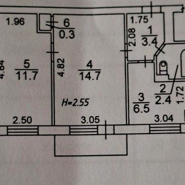 Продаж двокімнатної квартири під ремонт. Космос, вул. Магара