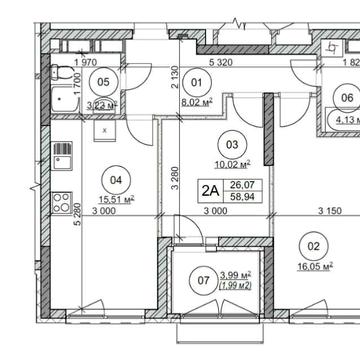 2-кімнатна квартира (58,94м²) без комісії та посередників (Оболонь, єОселя, 50/50, розтермінування) ЖК POLARIS Home&amp;Plaza